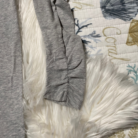 Athleta womens Long Sleeve tunic/Tee S Gray - Picture 9 of 9